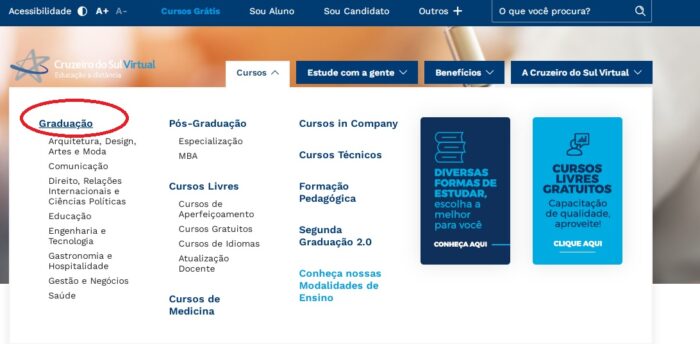 Cursos gratuitos da Cruzeiro do Sul Virtual são oferecidos em 2022